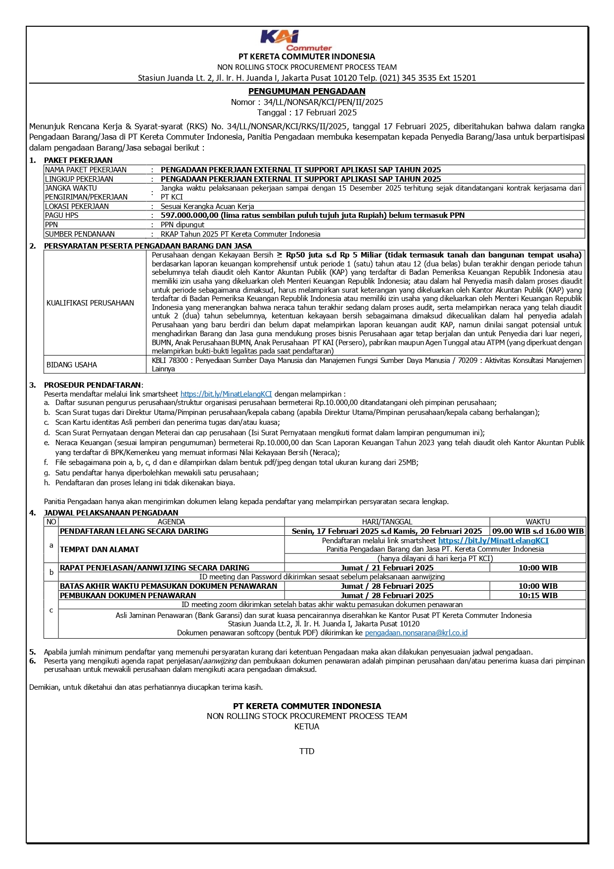 2 pengumuman 34 pengadaan pekerjaan external it support aplikasi sap tahun 2025 page 0001 1